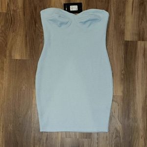 Light blue mini dress
